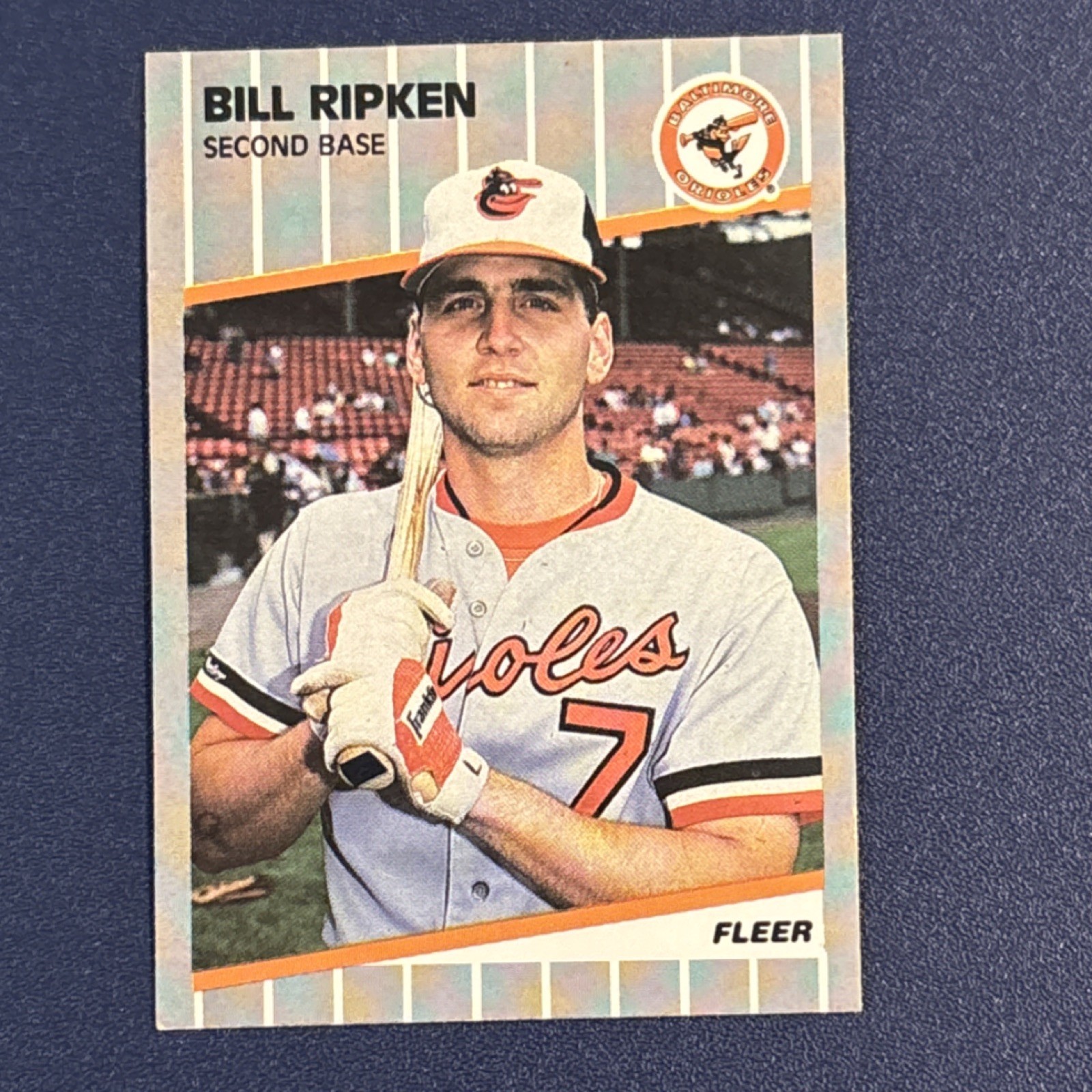  Fleer 1989 Bill Ripken #616 Baltimore Orioles MLB Base Set Vintage 