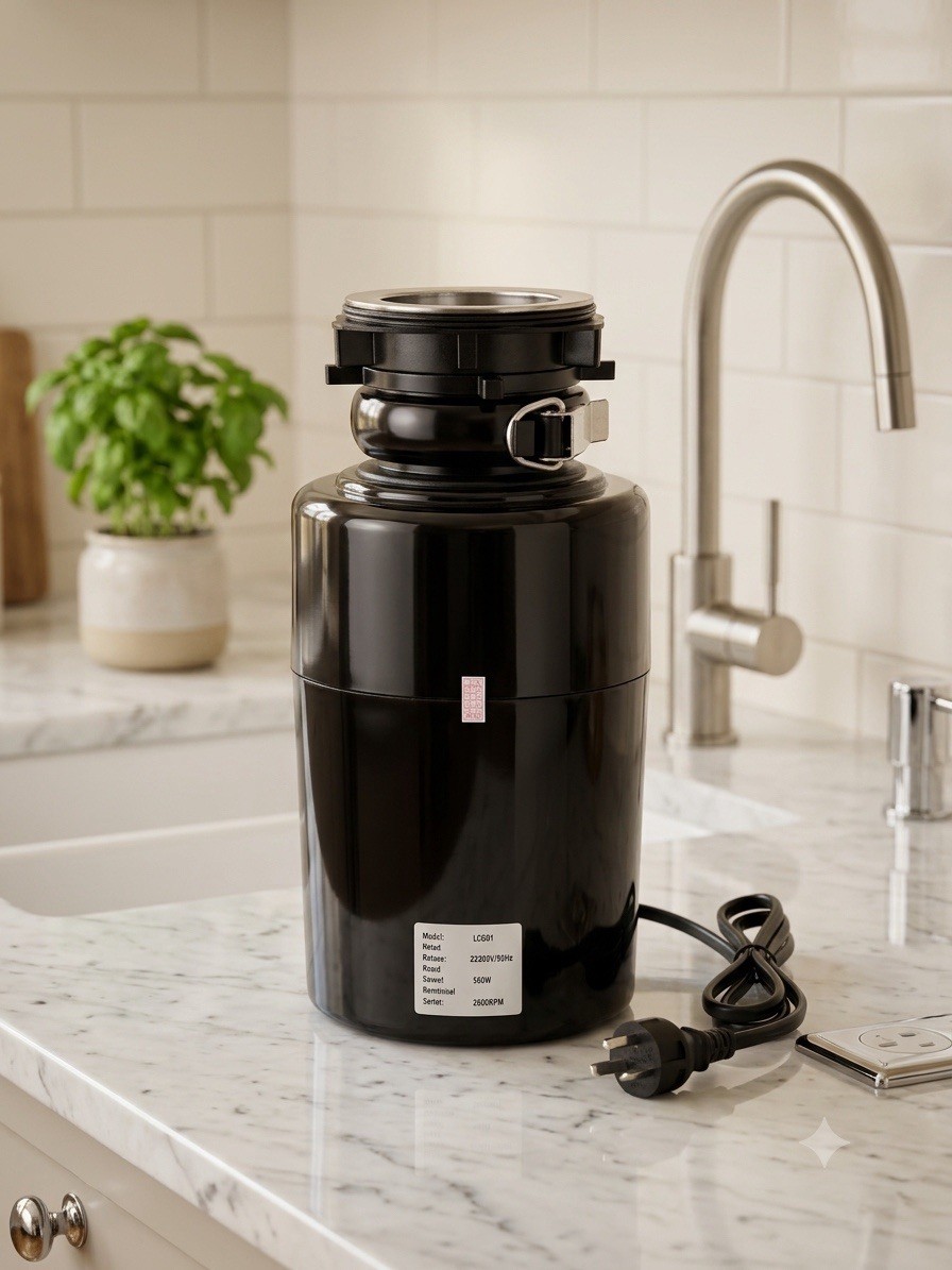 560W Kitchen Food Waste Disposer - Efficient & Powerful