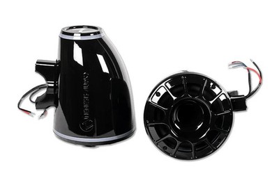 Nemesis Audio WAKE-6.5 6.5'' Marine Tower Speakers 300W w/ RGB Lighting & Horn