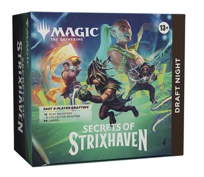 Draft Night Box Secrets of Strixhaven SOS MTG | eBay