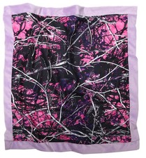 Muddy Girl Pink Purple Camo Baby Blanket, Girl Camouflage