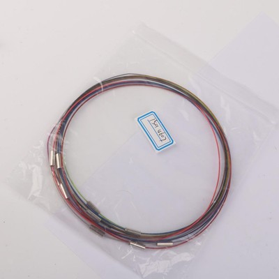 12x Stahl Spule Draht Halsband Auffädeln Schmuckherstellung Frauen Fundstücke Mehrfarbig