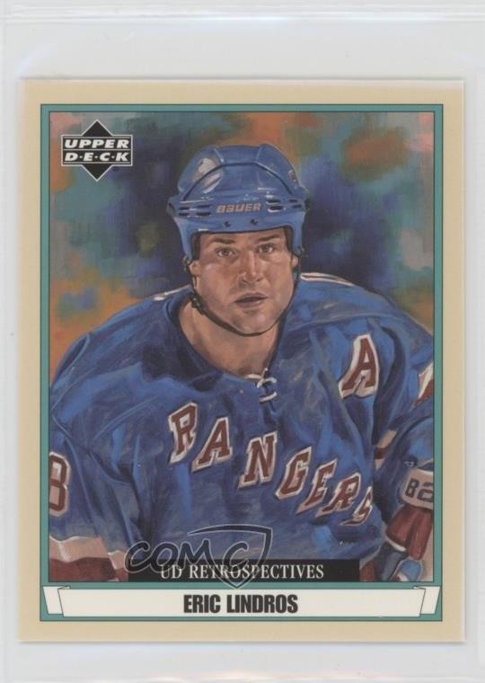 2002-03 Upper Deck Artistic Impressions UD Retrospectives Eric Lindros HOF 16ez