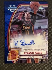 2024-25 Bowman U Chrome #44 Kennedy Smith Prospects Auto Blue Reptilian /150