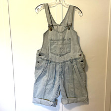 Vintage Nuovo Overall Cutoffs Shorts 80's Denim Festival Grunge Hippie