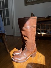 Cognac Frye Jane boots women 9.5