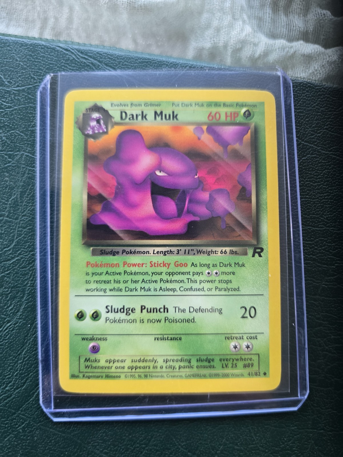 Pokémon TCG Dark Muk Team Rocket 41/82 Regular 1ST EDITION Non Holo - NM