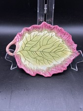 Tracy Porter Midnight Garden Collection 8” Leaf Side Plate Hand Painted Cabbage