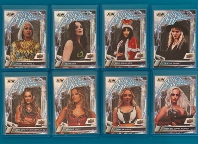 2023 Upper Deck AEW ALL ELITE WOMEN Silver Foil Lot /199 Britt Saraya Julia Jade