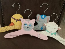 4 KIDS Pet Hangers - 1983 - The Pet Mates Collection, Lamb, Duck, Cat, Elephant