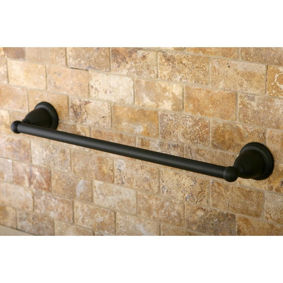 NEW Kingston Brass 18-Inch Heritage Towel-Bar, Oil Rubbed Bronze Classic Luxury - Image 2 of 4