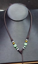 5 pcs Brown Knotte Knotted Jade bead Coin string cord rope 24 inches