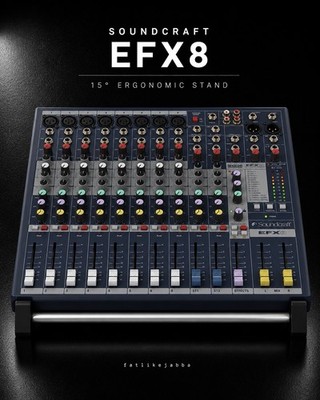 Soundcraft EFX8 Mixer Stand | Ergonomic Studio Holder Riser Rack Ständer