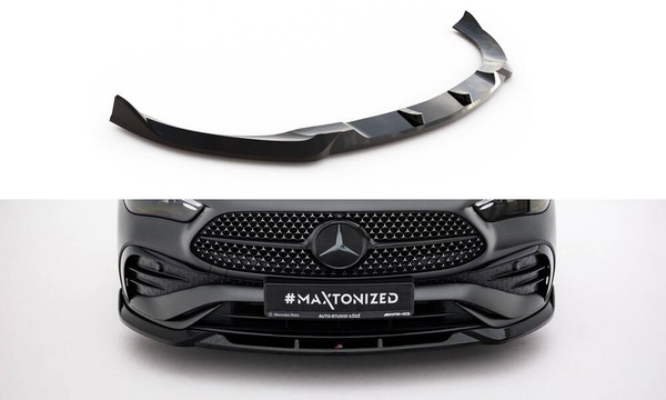 Front Ansatz V.2 FüR Mercedes-Benz CLE Amg-Line C236 Frontspoiler Schwarz-image