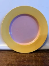 Lindt Stymeist Colorways Dessert Salad Plate 9” Yellow/Pink
