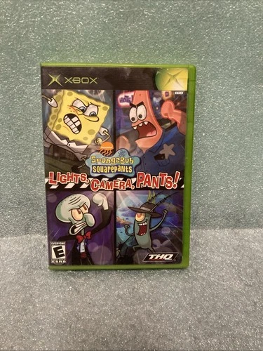 SpongeBob SquarePants: Lights Camera Pants (Original Xbox) GREAT CONDITION