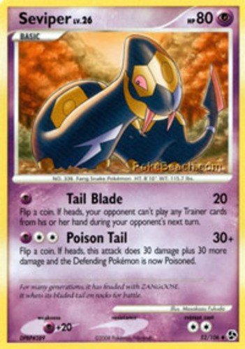 Seviper - 52/106 - Uncommon - Near Mint