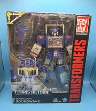 Transformers Generations Titans Return Soundwave & Soundblaster Figure NEW Wear