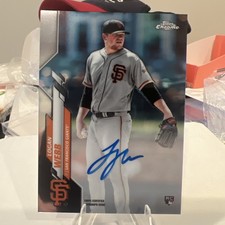 2020 Topps Chrome - Rookie Autographs Logan Webb #RA-LW (AU, RC) 