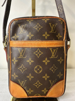 Louis Vuitton Danube PM Monogram Crossbody Shoulder Bag Vintage