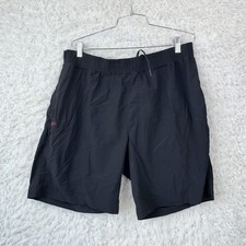 Rhone Athletic Shorts Mens Black Performance Gym Workout Activewear Large