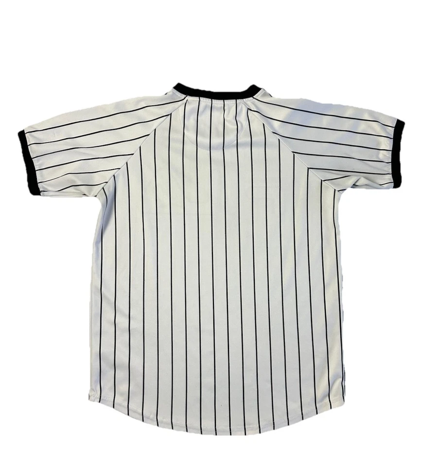 Camiseta deportiva Fila x Staple Pigeon Logo blanca negra a rayas para hombre S ropa de calle rara Foto 2 de 4