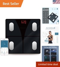 High Precision Bluetooth Bathroom Scale - Health  Baby Weight Monitor, 400lbs