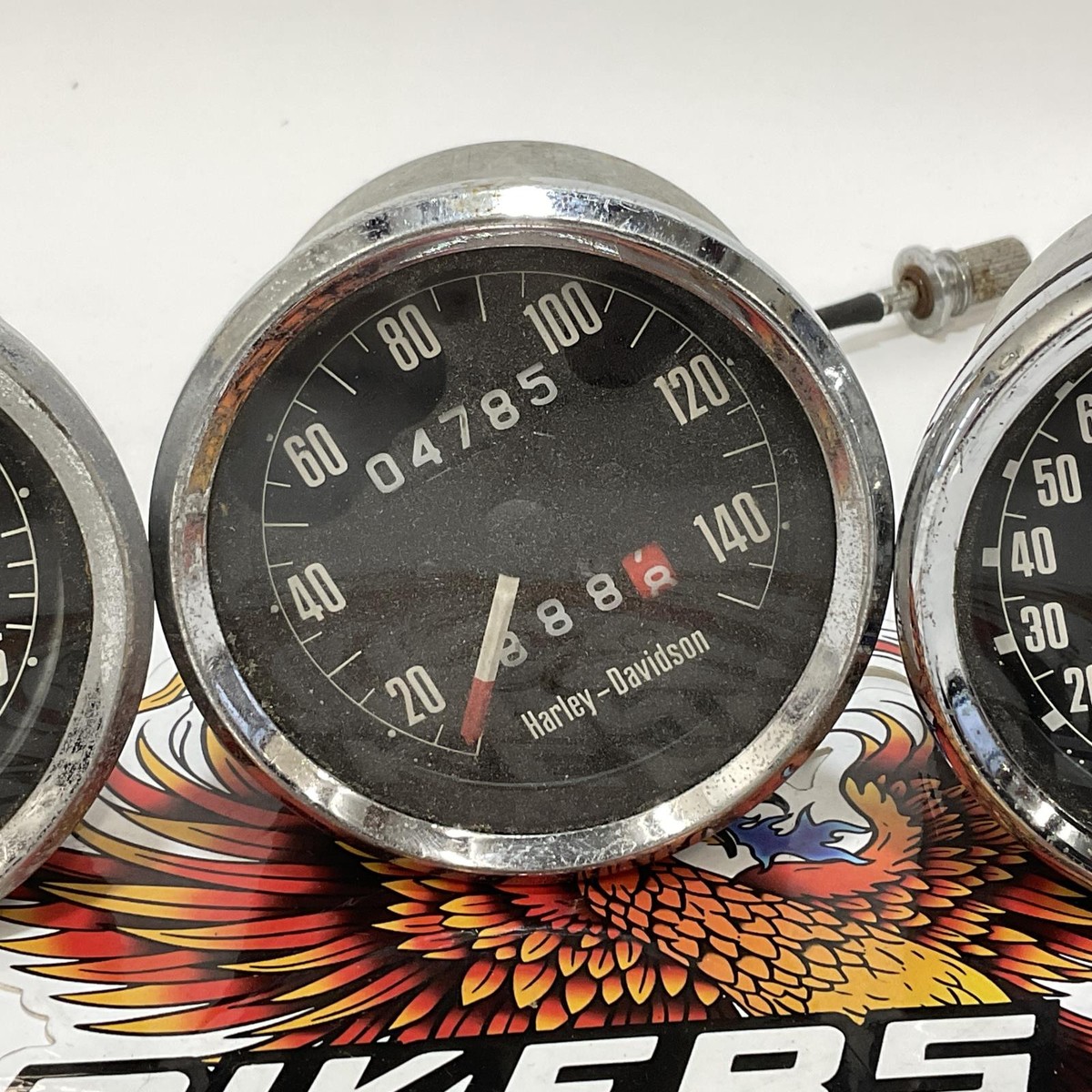 Harley-Davidson 純正　時計 Genuine Harley-Davidson 4 Speedometers For Parts Or Repair 67020