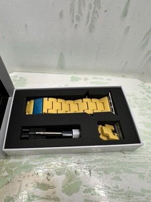 Solace Bands Slim Matte Resin Watch Band Apple Watch Yellow 38/45mm New