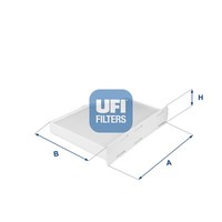UFI 53.148.00 Innenraumfilter FüR Audi A3 Q3 TT Alhambra Altea XL Leon Toledo