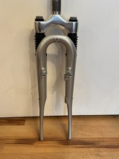 28" RST Federgabel 255mm 1" A-Head Gabelschaft Silber Neu!