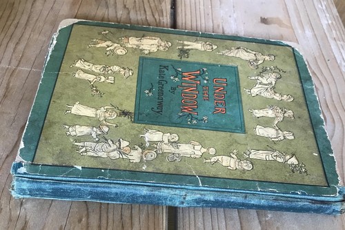 KATE GREENAWAY Under the Window 1878 1st Edition Victorian Colour Plates Poems - Foto 13 di 14