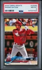 SHOHEI OHTANI 2018 Topps Update Series #US285 PSA 8 NM-MT RC
