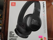JBL Live 675NC Wireless True Adaptive Noise Cancelling Black New