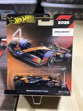 HOT WHEELS PREMIUM F1 FORMULA MCLAREN TEAM #4