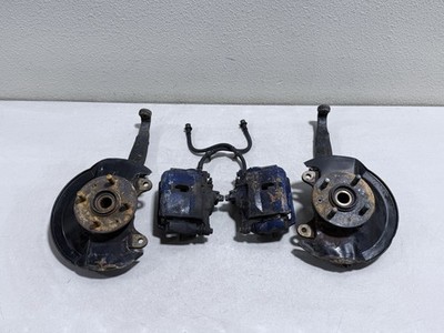 99-00 HONDA CIVIC EX SI EM1 FRONT SPINDLE L R BREAK CALIPERS KNUCKLES OEM #4790