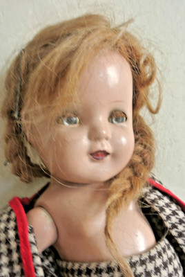 Vintage Arranbee ? Nancy Lee   Composition Doll 17'' w/ outfit for Restoration
