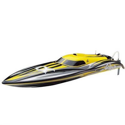Joysway Alpha RC Brushless Modell Rennboot - ARTR (ohne Batt/Ladegerät) - gelb