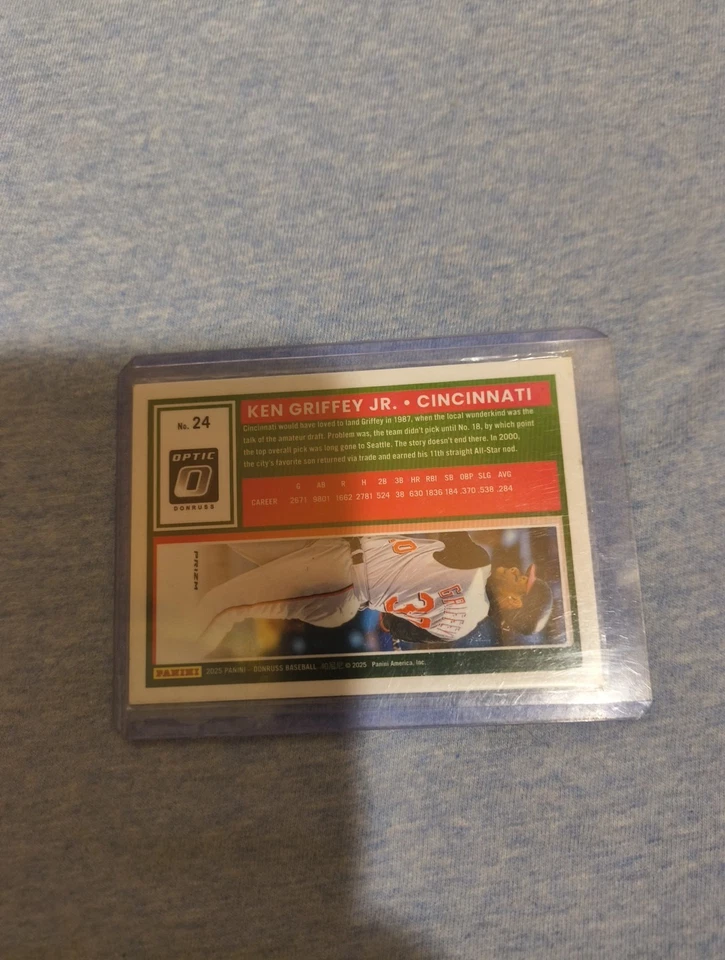 Panini Donruss Optic Ken Griffey Jr #24 Holo Prizm 2025 Foto 2 de 2