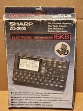 Sharp ZQ-2000 Electronic Organizer 16KB Calendar/Memo Pad/ Clock/ Calculator