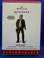 Hallmark Keepsake Christmas Ornament 2016  Han Solo Star Wars Force Awakens BoxB