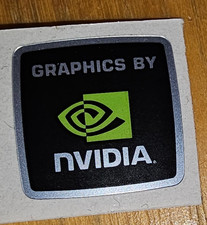 Graphics by Nvidia Decal Sticker Badge Desktop Laptop MacBook PC Case 2cm x 2cm
