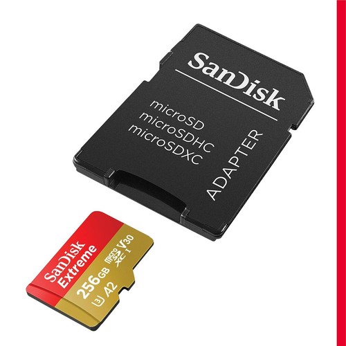 SanDisk Usb Stick Sandisk Extreme Blue Black Red 256 Gb NEUF - Photo 4/4