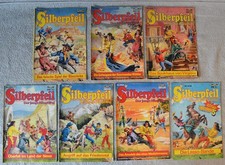 7x Silberpfeil Western Comic Gb Bastei 1970-88 7 Stück ab Nr. 272