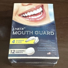UNIEDI Mouth Guard Grinding Teeth At Night Sleep 4 Pack Sealed