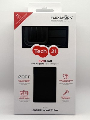 Tech21 EvoMax Case with MagSafe for Apple iPhone 15 Pro Max - Black
