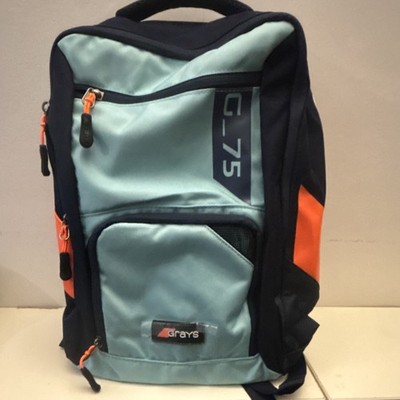Grays G75 75L Field Hockey Backpack Rucksack Navy/Mint/Orange Stick Fit