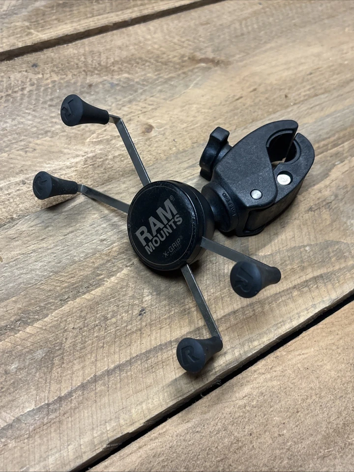RAM X-Grip Large Phone Mount with Motorcycle Clamp Handlebar Mount - Image 2 of 4