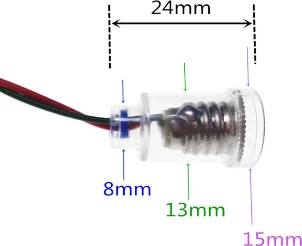 15pcs E10 Lamps Base E10 Screw-Mount Body Lamp Socket,E10 Lamp Holder Bulb Wire - Image 4 of 4