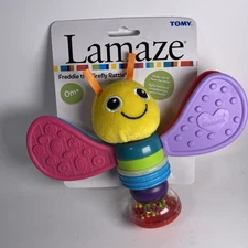 Lamaze Freddie the Firefly Baby Rattle for Newborn Babies, 0 Months+